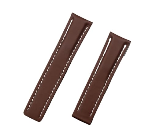 DSHDFJ Uhrenarmband, kompatibel mit Breitling-Armband, kompatibel mit Navigtimer World Avenger Superocean Gürtel, 20 mm, 22 mm, 24 mm Logo, WITHOUT BUCKLE_20MM von Generisch