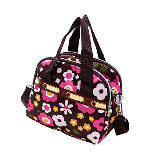 Damen 2023 Sommer Neue Druck Messenger Bag Mode Schulter Handtasche über die Schulter Taschen für Frauen, J, Einheitsgröße von Generisch