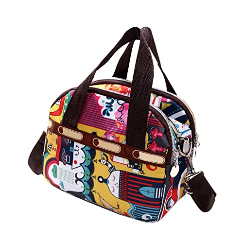 Damen 2023 Sommer Neue Druck Messenger Bag Mode Schulter Handtasche über die Schulter Taschen für Frauen, g, Einheitsgröße von Generisch