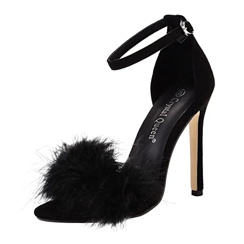 Damen Absatzschuhe Abendschuhe Bequeme High Heels Pumps mit Riemen Elegant Und Bequem Damenschuhe Breite Füße Schuhe für Perfekt Hochzeiten Partys von Generisch