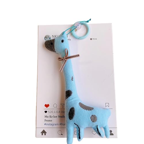 Damen Anhänger Giraffe kleines Kaninchen Auto Schlüssel bund Anhänger niedlich einfache Kawaii Cartoon Tasche Anhänger Anhänger für Mädchen Geschenke Lustiger Anhänger von Generisch