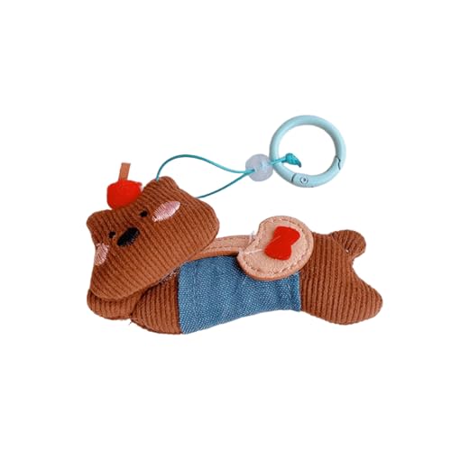 Damen Anhänger Giraffe kleines Kaninchen Auto Schlüssel bund Anhänger niedlich einfache Kawaii Cartoon Tasche Anhänger Anhänger für Mädchen Geschenke Lustiger Anhänger von Generisch