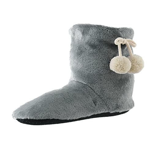 Damen Ankle Boots Elegante Stiefel für den Alltag Bequeme Damenstiefel stilvolle Fußbekleidung für Jede Gelegenheit modische Schuhmode für Frauen (Grey, 39) von Generisch