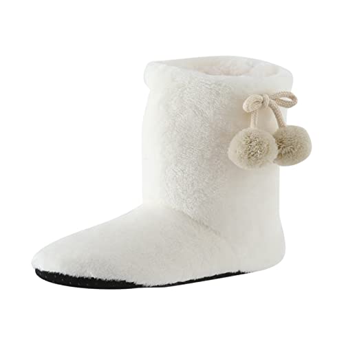 Damen Ankle Boots Elegante Stiefel für den Alltag Bequeme Damenstiefel stilvolle Fußbekleidung für Jede Gelegenheit modische Schuhmode für Frauen (White, 39) von Generisch