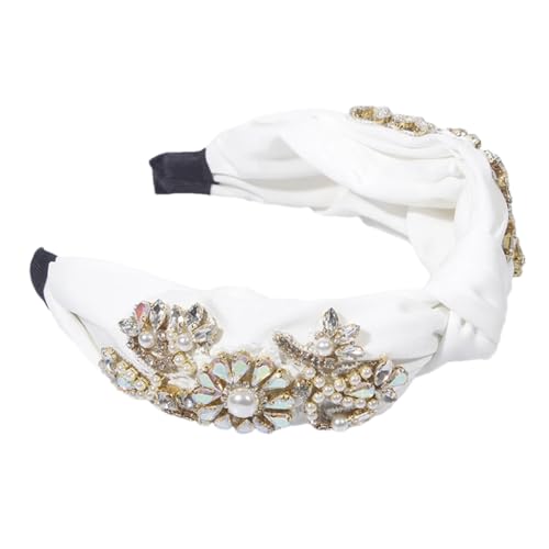 Glitzernde Damen-Stirnbänder, glänzend, breite Street-Style-Haar-Accessoires von Generisch