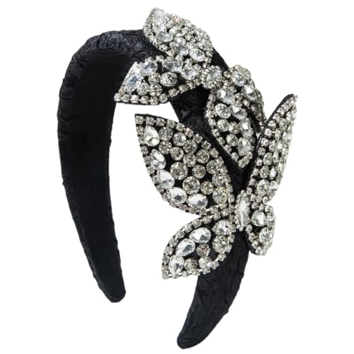 Damen-Brautschmuck, Kristall, Bankett, Kopfschmuck, Haarband, Hochzeit, Haarschmuck, Tiara für Brautparty-Zubehör von Generisch