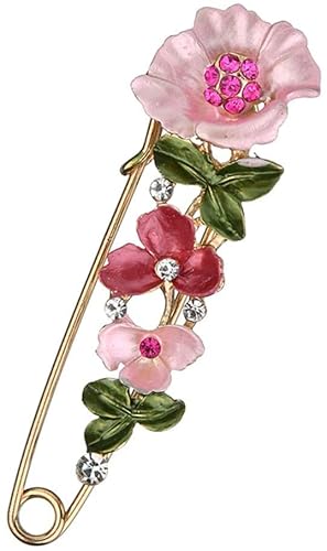 Damen Broschen Blumen Brosche Pins Schals Schal Clip Broschen für Frauen von Generisch
