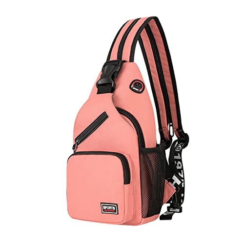 Damen Brusttasche Große Kapazität Rucksack Casual Messenger Bag Crossbody Bag Vielseitige Tasche Herren Tasche Pack Messenger Bag, RD2, Einheitsgröße von Generisch