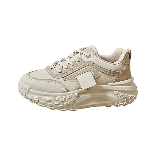 Damen Chunky Sneaker Vielseitig Low-Top Schuhe Rutschfest Outdoor Turnschuhe Modische Businessschuhe Leder Wasserabweisend Sportschuhe Frauen Laufschuhe Bequeme Freizeitschuhe Flach Schnürschuh40 Damen Chunky Sneaker Vielseitig Low-Top Schuhe Rutschfest Outdoor Turnschuhe Modische Businessschuhe Leder Wasserabweisend Sportschuhe Frauen Laufschuhe Bequeme Freizeitschuhe Flach Schnürschuh40 von Generisch