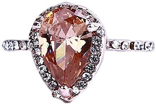 Damen-Ehering Verlobungsring in Herzform Nr. 8 von Generisch