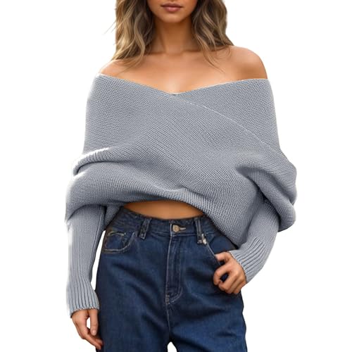 Damen Elegante Winter Warm Gestrickt Schals Mit Ärmeln Strickschal Pullover Schal Winterschal Tuch Deckenschal Halstuch Cape Strickschals Scarf Stola Pullover Wollschal Verdickung (One Size) von Generisch