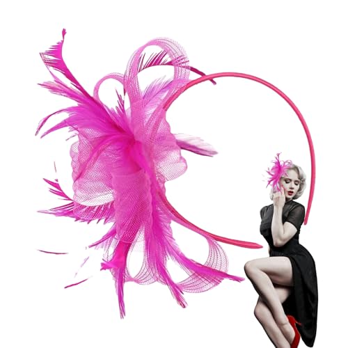 Damen Fascinators, Kopfschmuck Fascinators, Haarschmuck Hut Netzhaarreif Für Kostümparty Hochzeiten Mädchen Frauen Gartenparty Gesellschaftsanlässe von Generisch