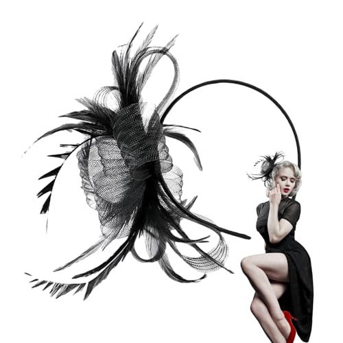 Damen Fascinators | Vintage Kopfschmuck,Kleine Hüte Netzhauben Haarschmuck Täglich Damen Feste Kostümpartys Gesellschaftliche Anlässe Hochzeiten von Generisch