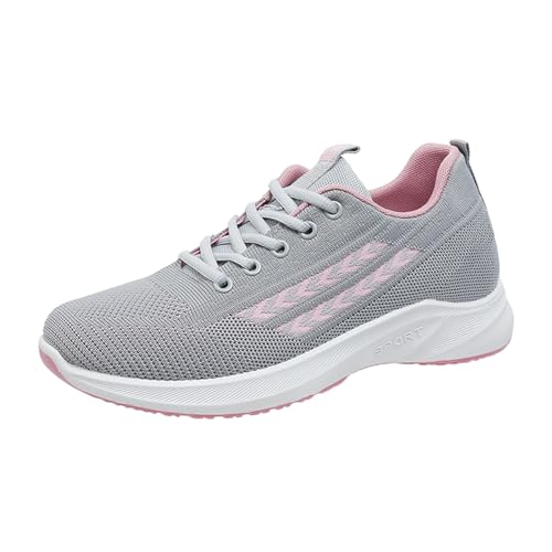Damen Freizeitschuhe Bequeme Running Schuhe Vermascht Memory Schaum Laufschuhe Weich rutschfest Joggingschuhe Freizeit Strassenlaufschuhe Sportliche Schuhe Minimalistische Sneaker von Generisch
