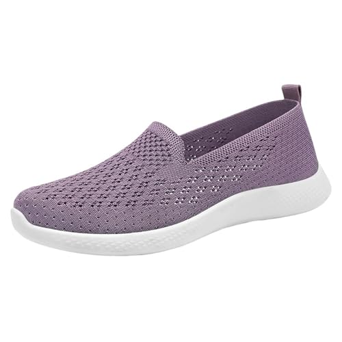 Damen Freizeitschuhe Frühling Sommer und Herbst Neue orthopädische Wanderschuhe Weiche Sohle Bequem Atmungsaktiv Outdoor Freizeitschuhe Keilabsatz Breiter Fuß, violett, 38 EU Damen Freizeitschuhe Frühling Sommer und Herbst Neue orthopädische Wanderschuhe Weiche Sohle Bequem Atmungsaktiv Outdoor Freizeitschuhe Keilabsatz Breiter Fuß, violett, 38 EU von Generisch