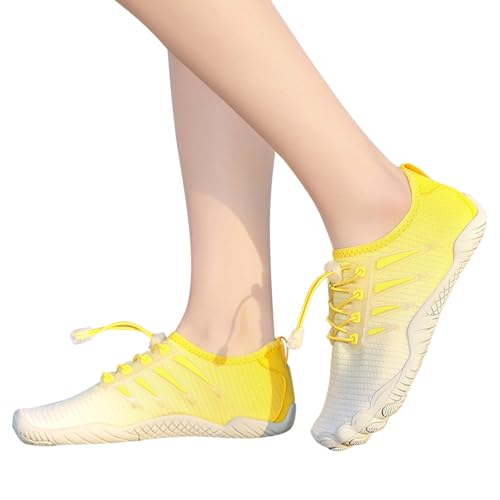Damen Freizeitschuhe Trachtenschuhe Atmungsaktive Mesh Fussbett Memory Schaum Luftpolster Sportschuhe Outdoor Wander Slip on Sommer Schuhe Laufschuhe Atmungsaktiv von Generisch