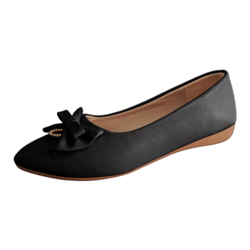 Damen Geschlossene Ballerinas Flache Low Strass Sneaker Brautschuhe Wildleder Flache Schuhe Sommer Slip On Flache Freizeitschuhe Walkingschuhe Slipper Wanderschuhe von Generisch