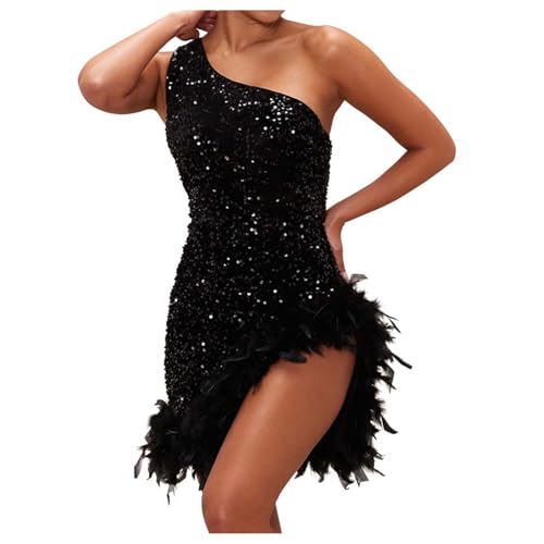 Damen Gestuftes Fransenkleid ärmellos Pailletten Pailletten Fransenkleid Fransen Pailletten Federkleid Party Kleider Sparkly MidiKleid Cocktail Party Kostüm Kleid Damen Gestuftes Fransenkleid ärmellos Pailletten Pailletten Fransenkleid Fransen Pailletten Federkleid Party Kleider Sparkly MidiKleid Cocktail Party Kostüm Kleid von Generisch