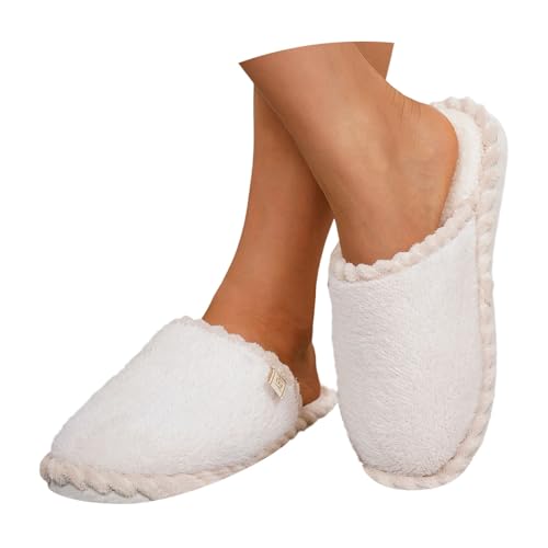 Damen-Hausschuhe Damen Hausschuhe Warme Herren 36 Slippers Women Flauschig Pantoffeln Women's Plüsch Sneaker Flauschige Hausschuh Winter Lustige Teenager Mädchen Warm Kuschel Kuschelige von Generisch
