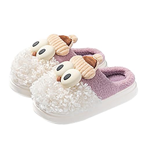 Damen Hausschuhe Geschlossen, Niedliche Rentier Pantoffeln Für Weihnachten, Bequeme Weihnachten Filzpantoffeln, Kuschelig Weiche Casual Hauspantoffeln, Rutschfest Weihnachtspantoffeln Indoor von Generisch
