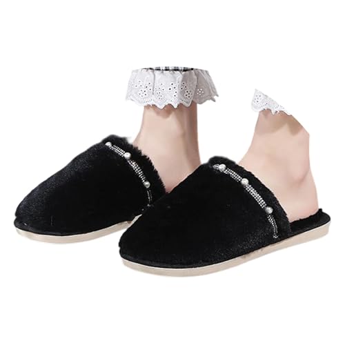 Damen-Hausschuhe Hausschuhe Lustig Lustige Herren Damen 39 Warme Warm Flauschige 36 Plüsch Sneaker Stitch Kuschelige Pantoffeln Winter Slipper Slippers Hausschuh Flauschig Hauspantoffeln von Generisch