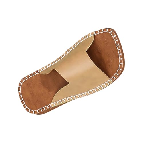 Damen Hausschuhe Sohle Mode Dicke Sohle Lässig Bequem Damen Strandschuhe Extra Breite Hausschuhe Damen, khaki, 38.5 EU von Generisch