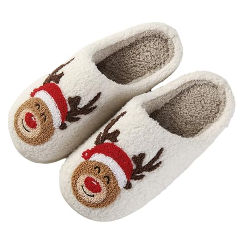 Damen Hausschuhe Weihnachten Santa Weihnachtsbaum Warme Winter Slippers Rutschfeste Geschenk Gummisohle Bequeme Dämpfung Flauschig Weich Fellgefüttert Plüsch Weiche Home Slipper Damen Hausschuhe Weihnachten Santa Weihnachtsbaum Warme Winter Slippers Rutschfeste Geschenk Gummisohle Bequeme Dämpfung Flauschig Weich Fellgefüttert Plüsch Weiche Home Slipper von Generisch