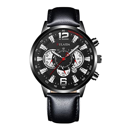 Damen Herren Analog Quarz Uhr Art- und Weisesport-Männer Edelstahl-Kasten-Gürtel-Band-Quarz-analoge Armbanduhr Armbanduhr Herren New Trend (E-@, One Size) von Generisch