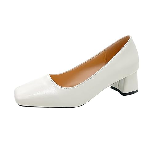 Damen High Heels Größe 38 Schuhe Freizeitschuh Unisex Leichte Arbeitsschuhe Sportlich Atmungsaktiv Slip Arbeitsschuhe Plateauschuh Größe 41, weiß, 37.5 EU Damen High Heels Größe 38 Schuhe Freizeitschuh Unisex Leichte Arbeitsschuhe Sportlich Atmungsaktiv Slip Arbeitsschuhe Plateauschuh Größe 41, weiß, 37.5 EU von Generisch