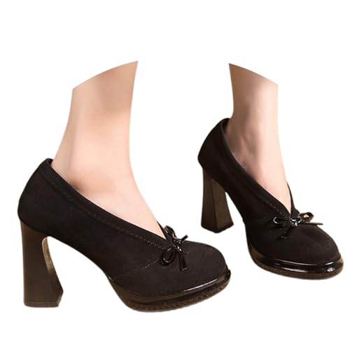 Damen Hochzeitsschuhe Abendschuhe Bequeme High Heels Kreuzriemen Sandaletten Klassische Pumps Breite Füße Schuhe Elegante Tanzschuhe von Generisch