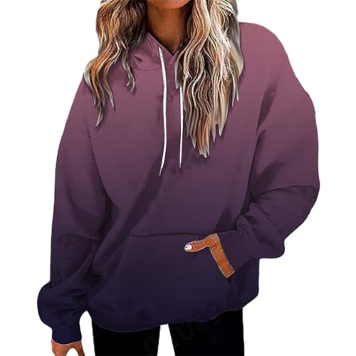 Damen Kapuzenpullover Sweatjacke Sweatshirt Farbvarianten Kapuzenjacke Kapuzenpulli Langarm Kapuze Hoodie Sport Style Casual Fitness Basic Training Pullover Mit Kapuze Damen Seil nach Beliebtheit von Generisch