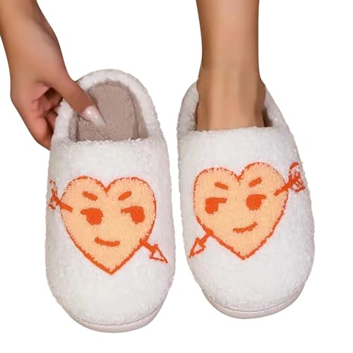 Damen Klassische Hausschuhe Warme Pantoffeln Hausschuhe Weiche Und Bequeme Pantoffeln Fluffy rutschfest Plüschschuhe Weiche Zuhause Schuhe Lustige von Generisch