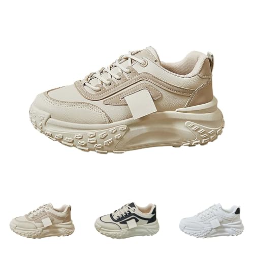 Damen-Laufschuhe Höhe erhöhen Freizeitschuhe, Sneaker Damen Atmungsaktive Sportschuhe, Freizeitschuhe Weiche Sohle Wanderschuhe | Orthopädische Schuhe - Ergonomischer | Reiseschuhe von Generisch