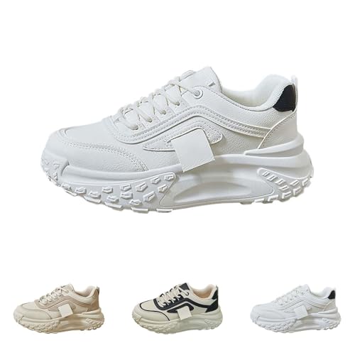 Damen-Laufschuhe Höhe erhöhen Freizeitschuhe, Sneaker Damen Atmungsaktive Sportschuhe, Freizeitschuhe Weiche Sohle Wanderschuhe | Orthopädische Schuhe - Ergonomischer | Reiseschuhe von Generisch
