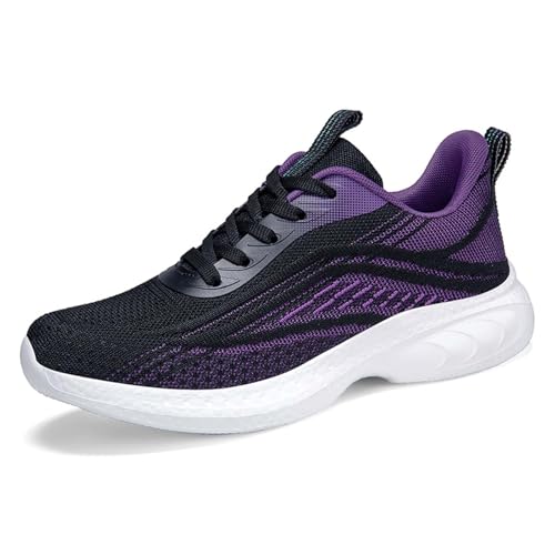 Damen Laufschuhe Orthopädische Schuhe Atmungsaktive Turnschuhe Rutschfeste Freizeit Damenschuhe Alltag Spaziergänge Breite Weiche Wanderschuhe Memory-Schaum Leicht von Generisch