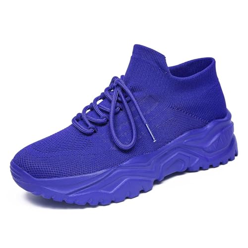 Damen Laufschuhe Sicherheitsschuhe Netz-Up-Sportschuhe Anti-Rutsch rutschfest Schuhe Running Tennis Schlupfschuhe mit Memory-Schaum Plantarfasziitis Linderung Turnschuhe von Generisch