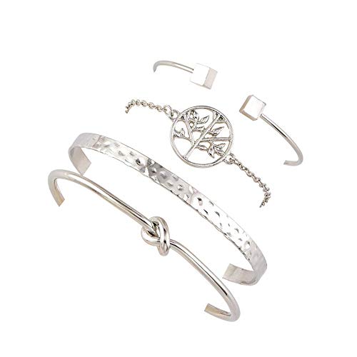 Damen Legierung Blatt Rund Hohl Armband Fußkettchen Fußkette Schmuck Geschenke von Generisch