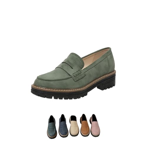 Damen Loafer,Halbschuhe Damen Elegant,Elegant Und Bequem Plateau Schuhe Halbschuhe Business Schuhe Mit Dicker Sohle,Mit Plattform Orthopädische Plateau Shoes, Slipper Damen Loafer,Halbschuhe Damen Elegant,Elegant Und Bequem Plateau Schuhe Halbschuhe Business Schuhe Mit Dicker Sohle,Mit Plattform Orthopädische Plateau Shoes, Slipper von Generisch