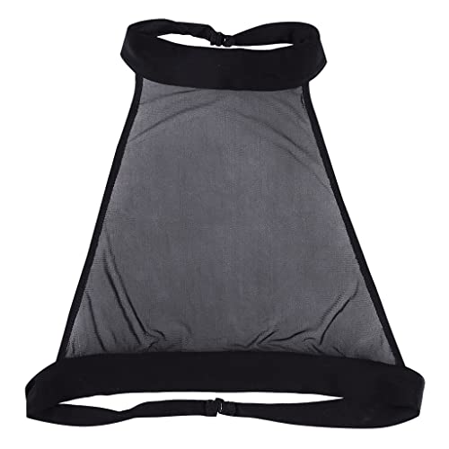 Damen-Oberteil, durchsichtig, bauchfrei, T-Ärmel, lässig, kurzer Netzstoff, Dessous für Damen, Schwarz , M Damen-Oberteil, durchsichtig, bauchfrei, T-Ärmel, lässig, kurzer Netzstoff, Dessous für Damen, Schwarz , M von Generisch