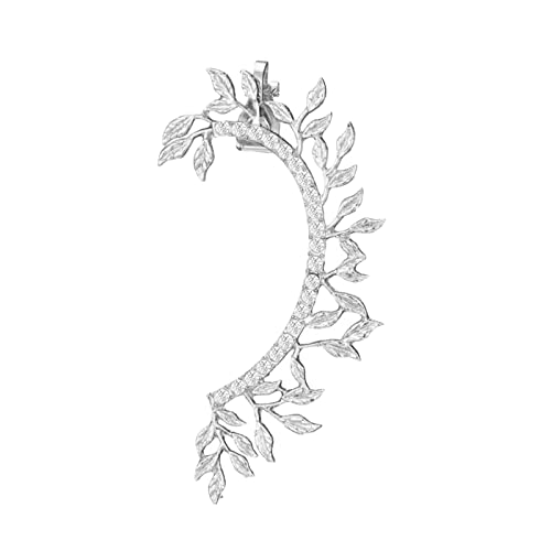 Damen Ohrringe Zirkon-Ohrringe im Schmetterlings-Quasten-Stil für Teenager-Mädchen, minimalistische Piercing-Ohrstecker, Trendige Ohrringe Transparente Ohrringe (c-Silver, One Size) von Generisch