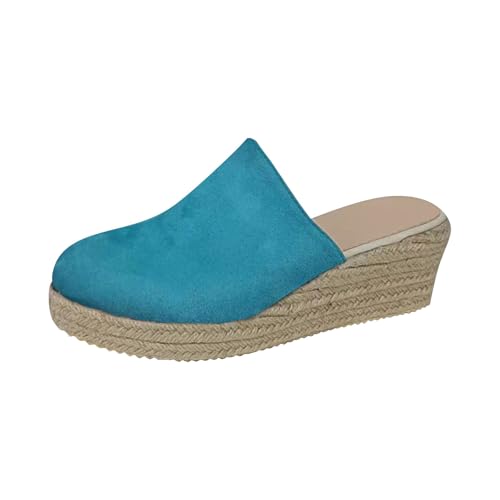Damen Pantoletten 2025 Geschlossener Zehenbereich Espadrilles Wedges Plateau Sliders Bequeme Slip On Rückenfrei Orthopädische Hausschuhe Casual Weite Passform Leichte Pantoletten Sommer Keilabsatz Damen Pantoletten 2025 Geschlossener Zehenbereich Espadrilles Wedges Plateau Sliders Bequeme Slip On Rückenfrei Orthopädische Hausschuhe Casual Weite Passform Leichte Pantoletten Sommer Keilabsatz von Generisch