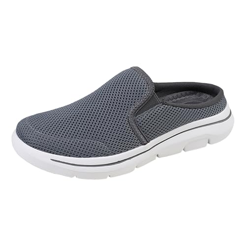 Damen Pantoletten Clogs Hausschuhe Herren Orthopädische Schuhe Slip On Sommer Turnschuhe Plateau Sportschuhe Atmungsaktiv Leicht Schlupfschuhe Mesh Freizeitschuhe Leicht Bequem Sandalen von Generisch