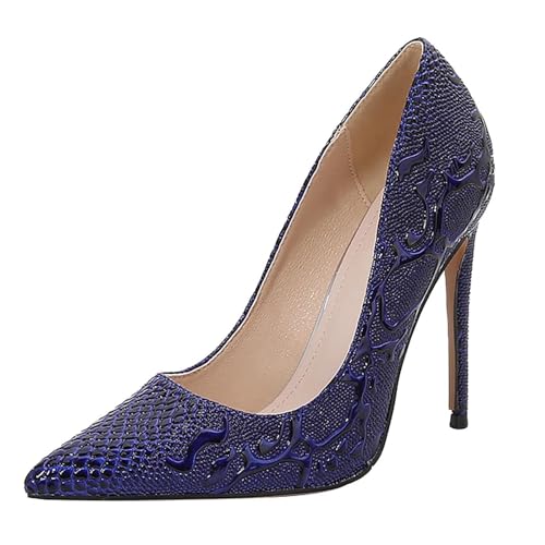 Damen Pumps 7.5 Freizeitschuhe Unisex Leicht Arbeitsschuh Sportlich Atmungsaktiv Slip Arbeit Turnschuhe Weite Passform Flach Hochzeitsschuh, blau, 38 EU Damen Pumps 7.5 Freizeitschuhe Unisex Leicht Arbeitsschuh Sportlich Atmungsaktiv Slip Arbeit Turnschuhe Weite Passform Flach Hochzeitsschuh, blau, 38 EU von Generisch
