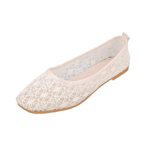 Damen Pumps Elegant und Bequem Flach Brautschuhe Hochzeitsschuhe Ballerina Schuhe Abendschuhe Tanzschuhe Halbschuhe Kleidschuhe Einzelne Schuhe Leichte Freizeit rutschfeste Mesh Atmungsaktive Damen Pumps Elegant und Bequem Flach Brautschuhe Hochzeitsschuhe Ballerina Schuhe Abendschuhe Tanzschuhe Halbschuhe Kleidschuhe Einzelne Schuhe Leichte Freizeit rutschfeste Mesh Atmungsaktive von Generisch