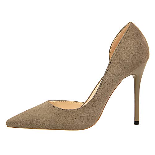 Damen-Pumps Mit Hohen Absätzen, Bequeme 4-Zoll-Party- Und Abschlussballschuhe, Geschlossene Stiletto-absätze Mit Spitzer Spitze Für Brautjungfern Damen-Pumps Mit Hohen Absätzen, Bequeme 4-Zoll-Party- Und Abschlussballschuhe, Geschlossene Stiletto-absätze Mit Spitzer Spitze Für Brautjungfern von Generisch