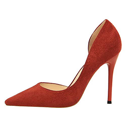 Damen-Pumps Mit Hohen Absätzen, Bequeme 4-Zoll-Party- Und Abschlussballschuhe, Geschlossene Stiletto-absätze Mit Spitzer Spitze Für Brautjungfern Damen-Pumps Mit Hohen Absätzen, Bequeme 4-Zoll-Party- Und Abschlussballschuhe, Geschlossene Stiletto-absätze Mit Spitzer Spitze Für Brautjungfern von Generisch