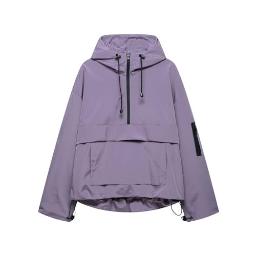 Damen Regenjacke Leichte Wasserdicht Softshelljacke Atmungsaktiv Fahrradjacke Windbreaker Dünne Übergangsjacke Outdoor Softshelljacke Windjacke Frauen Funktionsjacke Regenmantel Wandern Reisen von Generisch