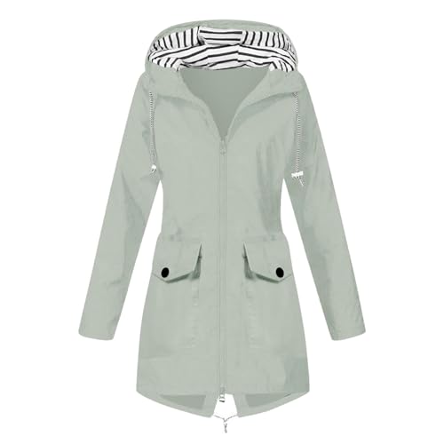 Damen Regenjacke Wasserdicht Regenmantel Wasserdichte Große Größen Windbreaker Wasserdichte Atmungsaktiv Herbstjacke mit Kapuze Wasserdicht Regenjacken Wasserdichte Schwarz Übergangsjacke Outdoor 5XL Damen Regenjacke Wasserdicht Regenmantel Wasserdichte Große Größen Windbreaker Wasserdichte Atmungsaktiv Herbstjacke mit Kapuze Wasserdicht Regenjacken Wasserdichte Schwarz Übergangsjacke Outdoor 5XL von Generisch