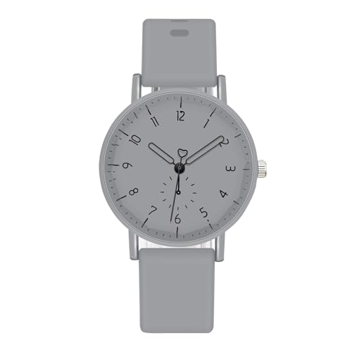 Damen Retro Armbanduhr Modische Damenuhr Wunderschöne kompakte Damenuhr Lässige einfache Elegante Damenuhr Damenuhr Armbanduhren (C, One Size) von Generisch