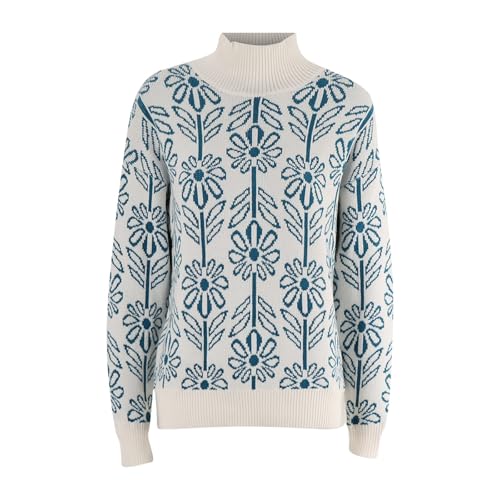 Damen Rollkragenpullover Hautfreundlich Grobstrickpullover Casual Langarm Turtleneck Strickpullover Elegant Elastisch Unterziehshirt Warm Slim Fit Sweatshirt Leicht Oberteile von Generisch